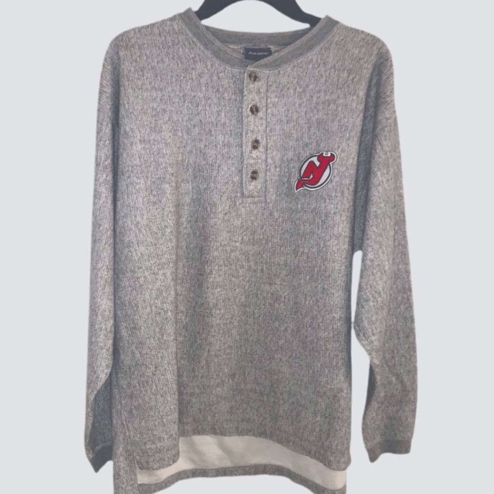 New Jersey Devils Sweatshirt , Heather Grey